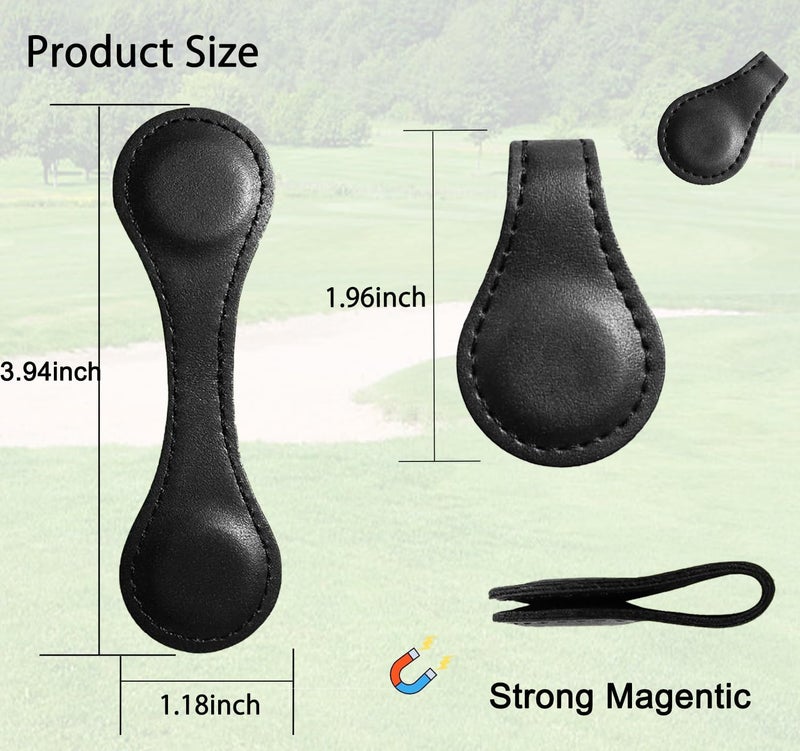 Adhere Golf Hat Clip Golf Ball Marker Holder Magnetic Golf Cap Clips Without Ball Marker - Image 2